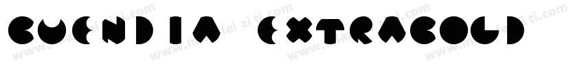 Buendia ExtraBold字体转换